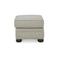 thumbnail image 3 of Signature Design by Ashley Gaelon Casual Firmly Cushioned Ottoman with Bun Legs, Gray & Brown, 3 of 7