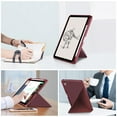 thumbnail image 6 of SaniMore for iPad 10th Generation 10.9" 2022 Case, Auto Sleep/Wake, Soft TPU & PU Leather Case with Multi-Angle Kickstand & Pencil Holder Shockproof Protective Case for Women Men, Winered, 6 of 9