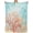 Coastal Coral, variant on Campfire Flower Field Blanket, Soft Cozy Lightweight Colorful Floral, Moon and Bonfire Throw Blanket for Women Nature Lovers, Sofa Couch Bed 50x60 Inch Flannel Blankets for Travel Decor Gifts