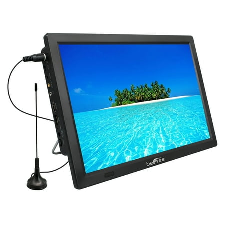 UPC: 0840191202964 | beFree Sound Portable 14 Inch LED TV with HDMI  SD/MMC  USB  VGA  AV In/Out and Built-in Digital Tuner in Black