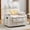 Beige, variant on Oversized Power Recliner Chair with 26" Wide Seat, Lumbar Support, Heated & Massage Function – Ideal for Big & Tall Adults, Home Theater Lounging, Pregnant Women