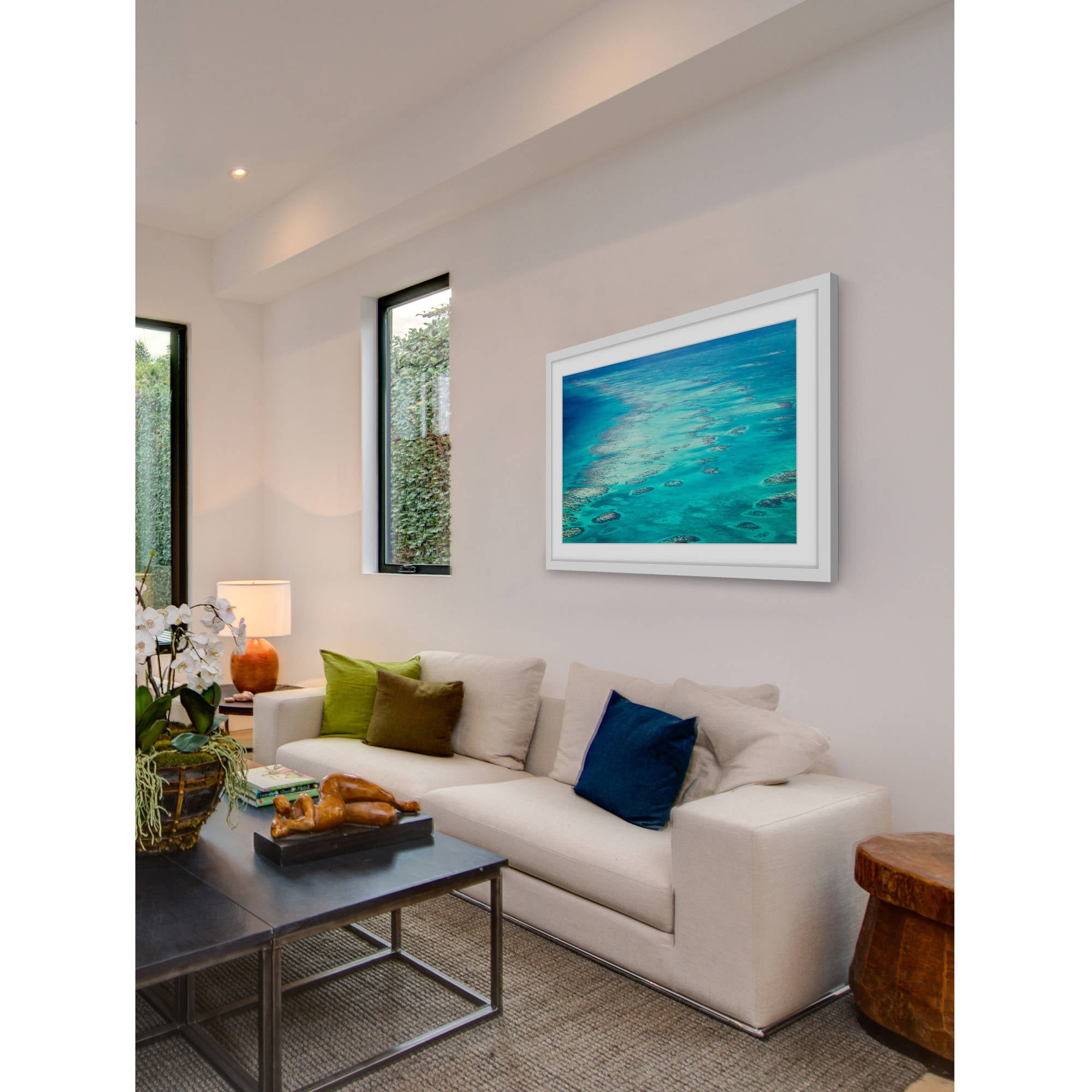 Marmont Hill "Ocean Rocks" Framed Painting Print