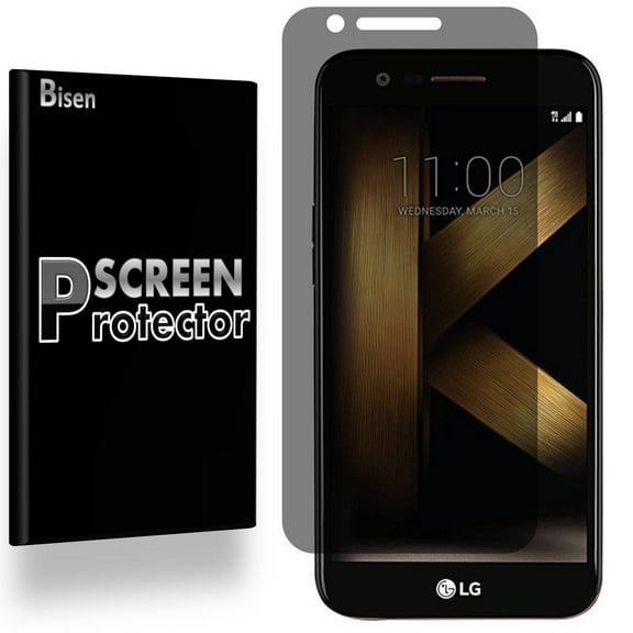 LG K4 (2017) [2-Pack BISEN] Privacy Anti-Spy Screen Protector, Privacy Film To Keep Your Screen Secret, Anti-Scratch, Anti-Fingerprint
