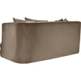 thumbnail image 6 of Meridian Furniture Alder Taupe Velvet Loveseat, 6 of 17