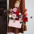 thumbnail image 3 of CCOCC Kraft Flower Gift Bags Bouquet Paper Bags with Handle,Waterproof Bouquet Gift Box Empty Bouquet Bags for Flowers,Rectangle Packaging Wrap Bags,For Valentine'S Day Mother'S Day Gift, 3 of 7