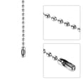 thumbnail image 2 of Unique Bargains Ceiling Fan Pull Chain Light Lighting Accessories Extension Ice Cracked Crystal Ball Pendant Clear, 2 of 6