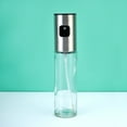 jjsgsee Oil Spray Bottle 304 Stainless Steel Household Glass Oil Pot