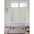 thumbnail image 6 of Kitchen Curtains 54 Inches length, Sage Green Striped Window Treatment Curtain Drapes, Modern Farmhouse Sage Green White Stripes Thermal Insulated Drapes for Basement Hotel RV, 42"x54", 2 Panels, 6 of 7