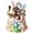 Dog, variant on Ayieyill Easter Bunny Decorations, 2Pcs Easter Bunny Resin Ornaments for Home Courtyard Tabletop to Enhance The Easter Atmosphere