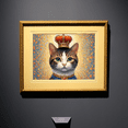 thumbnail image 3 of Rmxjkiiu Crown Cat Diamond Art Painting Kit, 3 of 9
