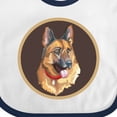 thumbnail image 4 of Inktastic German Shepherd Dog Boys or Girls Baby Bib, 4 of 4