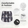 thumbnail image 4 of Gukieu Sloths Dancing Print Women's Sports Shorts with Drawstring Elastic Waistband for Running, Yoga, Fitness-Small, 4 of 7