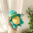 thumbnail image 4 of Funda para Airpods ZHAOCHENG 1 y 2 con llavero diseño de dinosaurio color verde, 4 of 5