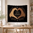 thumbnail image 5 of Locked in Love Heart Padlock Tapestry Wall Hanging, 5 of 7