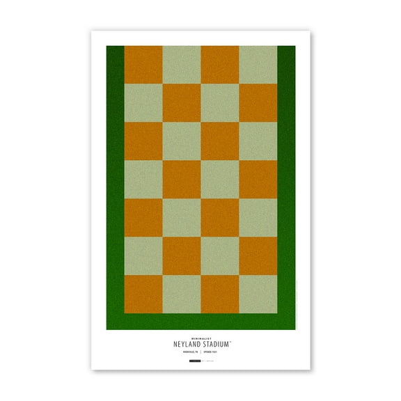 Tennessee Volunteers 11" x 17" Minimalist Stadium Poster Print