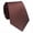 Brown/Coffee, variant on Men’s Blush Pink Tie, Solid Color Necktie for Business and Wedding