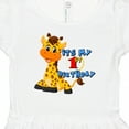 thumbnail image 4 of Inktastic 1st Birthday Giraffe Girls Baby Dress, 4 of 5