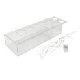 thumbnail image 3 of Flower Vase Flower Container Holder Stand Long Rectangular Floral Flowerpot for Desktop Dining Table 30cmx10cmx6.5cm, 3 of 8