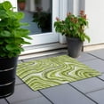 thumbnail image 6 of Addison Rugs Chantille Indoor/Outdoor Transitional Swirls Lime Washable Rectangle Rug, 1'8" x 2'6", 6 of 6
