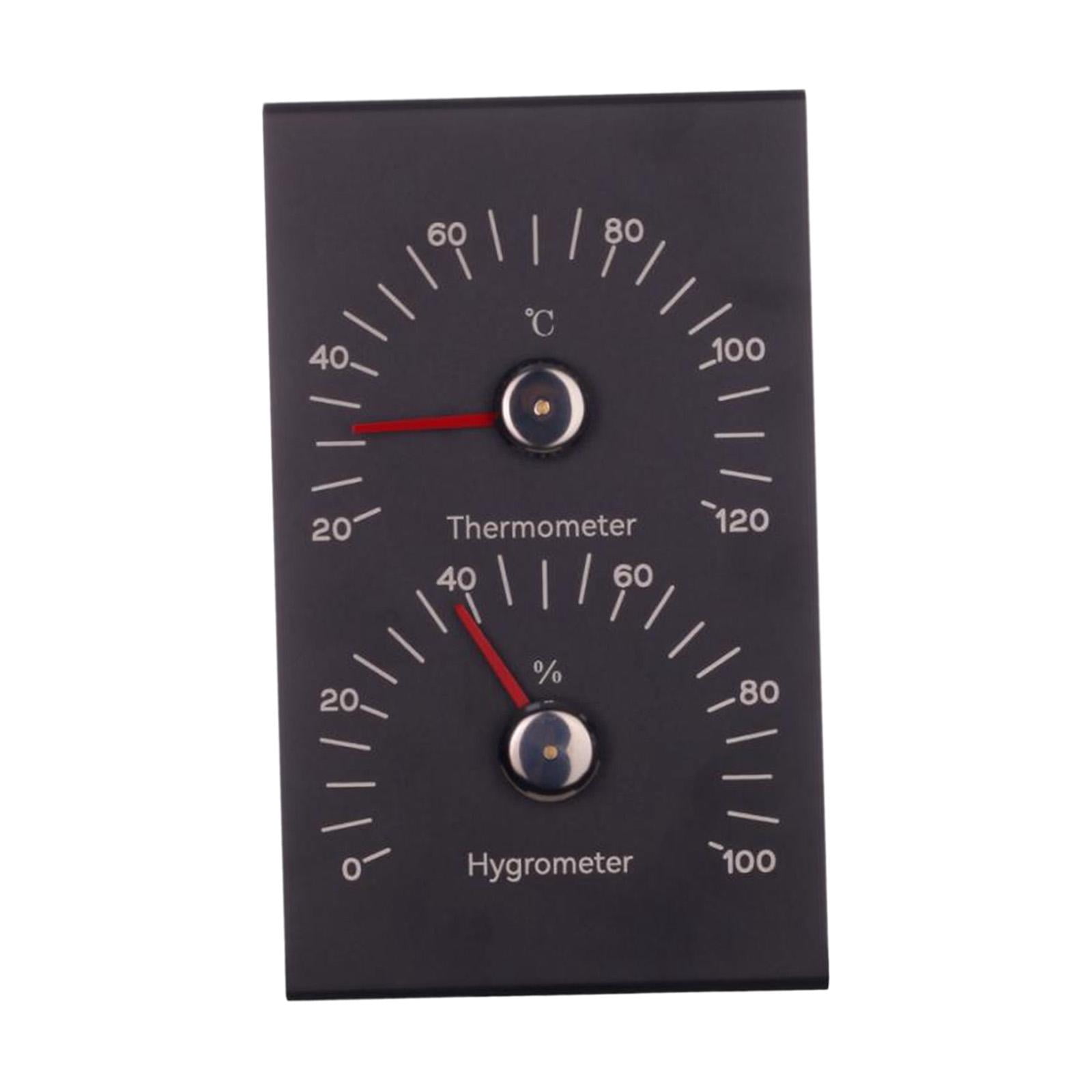 YWMJZEU Sauna Hygrometer 2 in 1 Simple to Use Monitor Gauge Multifunction Humidity Gauge