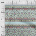 thumbnail image 1 of oneOone Viscose Chiffon Fabric Leaves & Floral Block Decor Fabric Printed BTY 42 Inch Wide, 1 of 4
