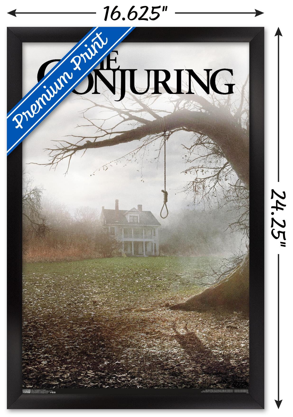 The Conjuring - One Sheet Wall Poster, 14.725" x 22.375", Framed