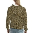 thumbnail image 7 of Daiia Leopard2 Pattern Women's Fashion Hoodies & Sweatshirts with Kangaroo Pocket Hooded Sweatshirt with Eye-catching Drawstrings-XX-Large, 7 of 7