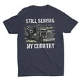 thumbnail image 6 of Camo American Flag Truck Driver Veteran Trucker Unisex T-Shirt, 6 of 7