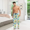thumbnail image 7 of Men's Lightweight Pajama Bottoms Colorful Minions Stretch Elastic Waist Side Pockets Spring Fall, 7 of 7