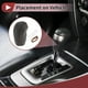 thumbnail image 3 of Cubierta de Pomo de Cambio de Marcha Única para Automóviles, Protector de Mango de Cambio para Subaru Forester 2014-2017 Negro Marrón Cuero Sintético, 3 of 6