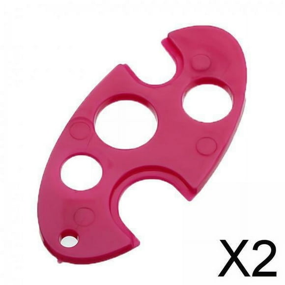 Par de Abrebotellas de Plástico en Forma de Esfera para Aceites Esenciales, Herramientas Prácticas para Llaves, Diseño Ovalado en Colores Rosados y , 2 piezas