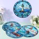 thumbnail image 4 of Película estática para ventanas con diseño de faro, redonda, no adhesiva, decorativa para pared, de PVC, anticolisión, resistente al agua, 4 estilos, 4 of 9