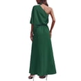 thumbnail image 3 of Sunloudy - Vestido de noche largo de verano para mujer, color sólido, sin espalda, con abertura alta, un hombro Sunloudy  S M L XL, 3 of 9