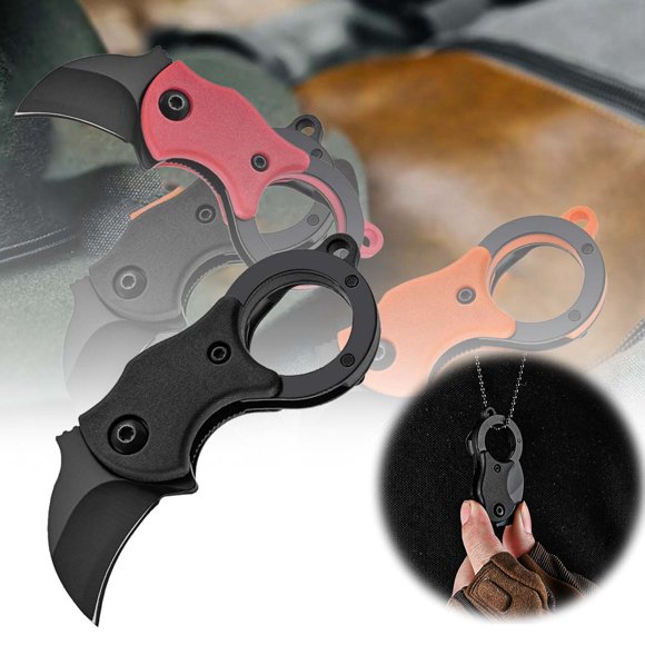 Hearth & Gear High Steel Men's Small Pocket Cool Carabiner Cutter Stainless Steel Mini Folding EDC Gadget For Daily Carry Great For Dad Men And Son Outdoor Camping Screwdriver Hard Disk 11 in 1