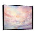 thumbnail image 2 of Designart "Cotton Candy Skies at Sunset III" Landscapes Floater Framed Canvas Print, 2 of 7