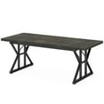 thumbnail image 4 of Barara King Dining Table, Kitchen Dining Table,Wood Dining Table, Farmhouse 70.8" Kitchen Table for 6 People,Black Oak, 4 of 8