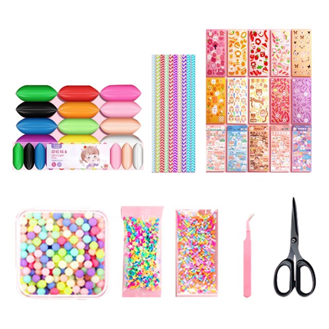 simhoa Blow Bubbles Double Sided Tape with s Sequins DIY Crafts Waterproof Creative Transparent Color Handmade Ball Educational Toy for Adults , 47PCS without Tape, 3meters