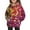 Purple Pink, variant on LNZGNM Mardi Gras Girl's Hooded Sweatshirt 3-4Y Cozy Funny Mask Hoodies Vintage Long Sleeved with Kangaroo Pocket Shirt Tie Dye Winter Outfit for Party, Purple, 3-4Y