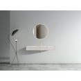 thumbnail image 6 of Wall Mounted Bathroom Sink, Modern Bathroom Vessel Sink with Predrilled Faucet, Rectangle Floating Bathroom Sink for Small Space, 6 of 6