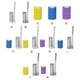 thumbnail image 5 of Cepillo de baño desechable Yuarrent fácil de limpiar 6PCS Cabezal de cepillo azul, 5 of 6