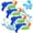 Bule,Green,White, variant on KyFree 4 Packs Water Gun for Kids Squirt Toys Outdoor Beach Swimming Pool Game Summer Party Favor