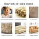 thumbnail image 4 of Funda de sofá elástica, fundas de sofá estampadas, fundas de sillón para cojines, sofás, protector de muebles universal elástico con 2 fundas de almohada, antiarrugas, 4 of 4