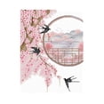 thumbnail image 1 of Cuadros Decorativos Kits de punto de cruz estampado paisaje 11CT impreso DIY bordado costura arte Tmvgtek embutido en tela, 1 of 9