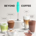 thumbnail image 3 of Batidor portátil Milk Frother Zulay Kitchen Tornado Caribbean Aqua, 3 of 7
