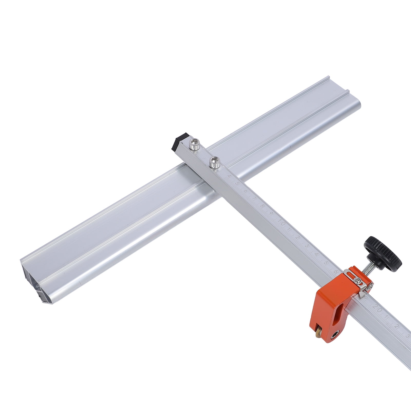 BIMZUC T-Type Push Glass Cutter 24 inches / 60 cm with 14 Rollers Aluminum Alloy Manual T Glass Cutting Tool for Thick Glass and Ceramic Tile Professional Heavy Duty Craft Tool