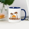 thumbnail image 4 of CafePress - Pensacola Beach Palm Trees Design. Mug - 11 oz Ceramic Mug - Novelty Coffee Tea Cup, 4 of 6