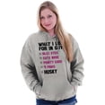 thumbnail image 4 of What I Look For In Guys Husky Lover Hoodie Sweatshirt Women Brisco Brands L, 4 of 6