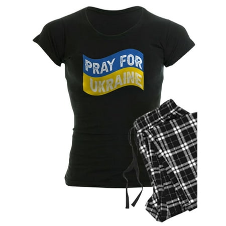 

CafePress - Pray For Ukraine Pajamas - Women s Dark Pajamas