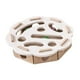 thumbnail image 3 of Juguete rompecabezas para gatos, caja de juego mental, actividad sensorial, juego de laberinto de fieltro con bolas de campana para gatos de todas las Flor, 3 of 8