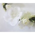 thumbnail image 2 of Bridal Flower Garland Ksopiavobs Headband Flower Crown Hair Wreath Halo Adjustable Ribbon Wedding Festivals White, 2 of 4